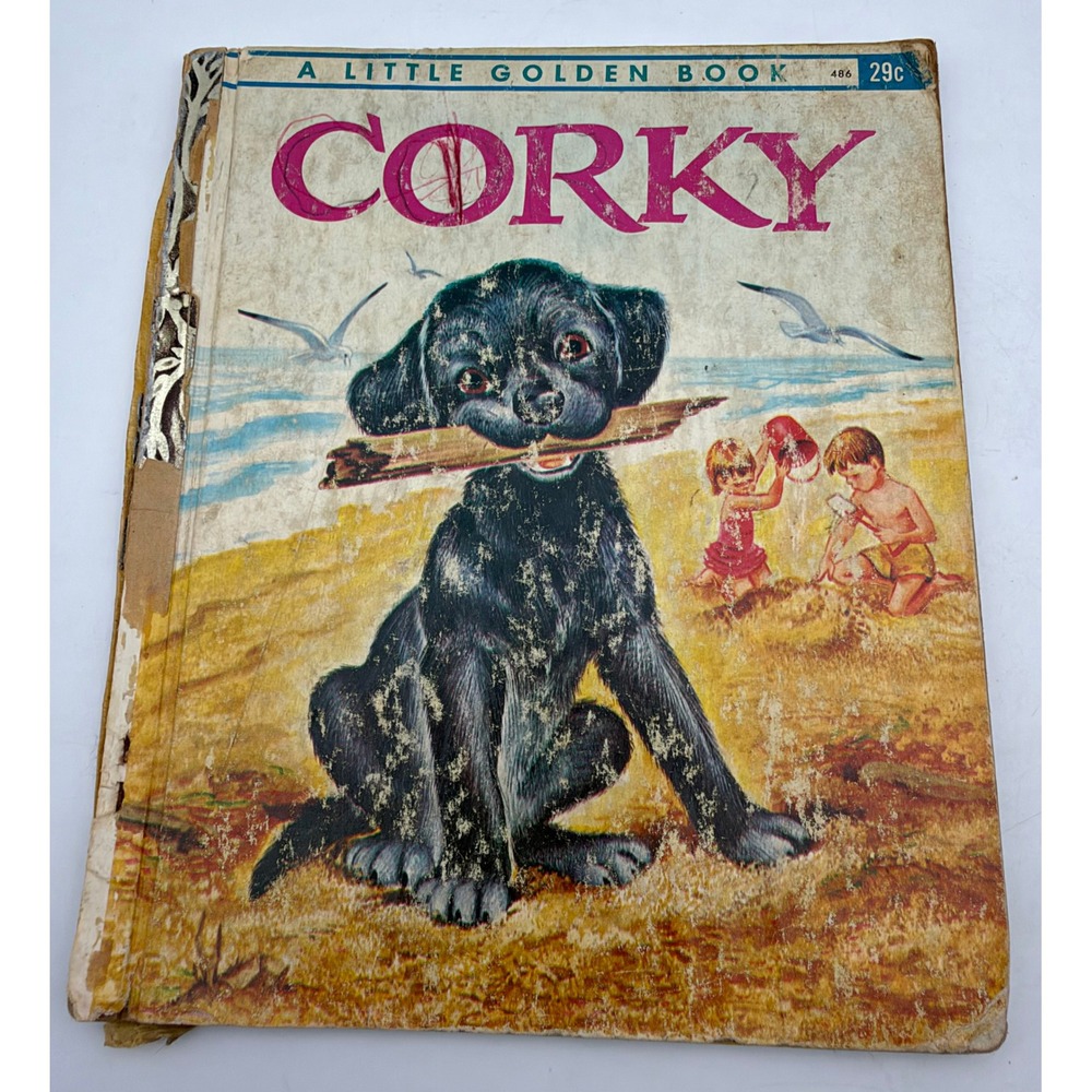 Vintage 1962 Corky Little Golden Book Patricia Scarry Irma Wilde First Edition